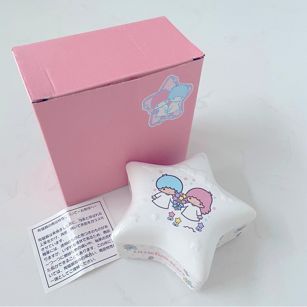 Sanrio LittleTwinStars Star-shaped Ceramic Jewellery Box